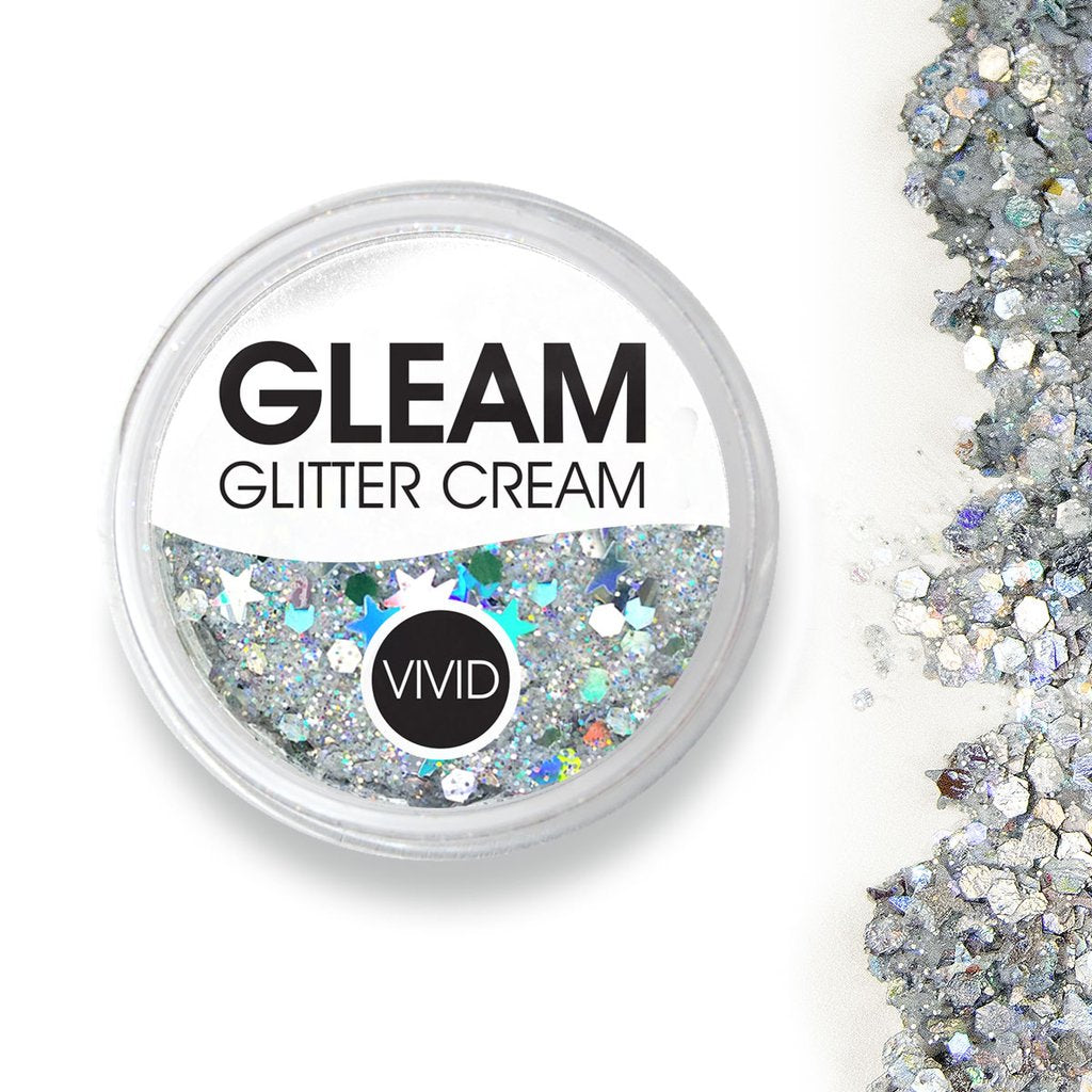 VIVID Gleam Chunky Glitter Cream - Heaven (30 gm)