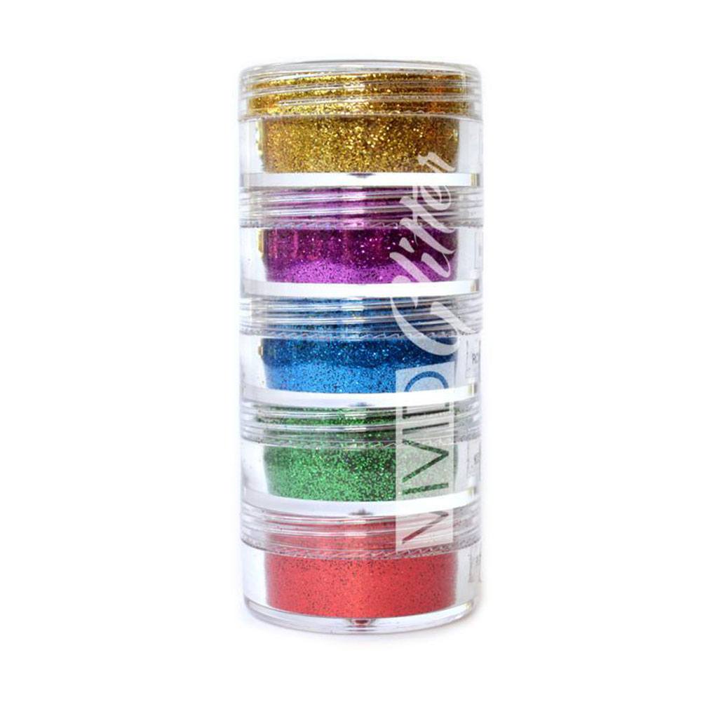 VIVID Glitter Perfect Rainbow Mix Stack