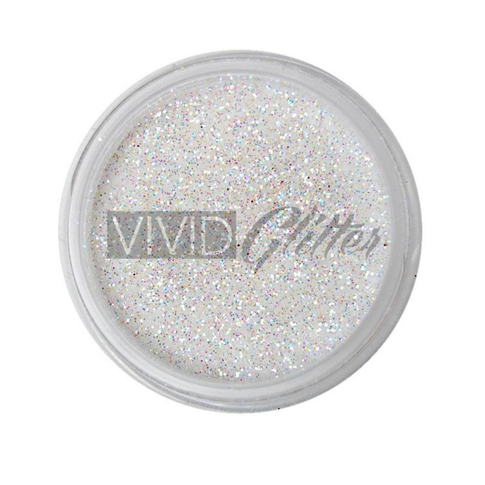 VIVID Glitter White Hologram Glitter Stackable (10 gm)