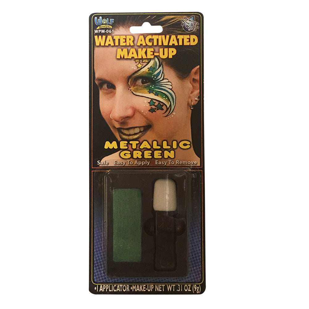 Wolfe FX Face Paint w/ Applicator - Metallic Green ( 9g)